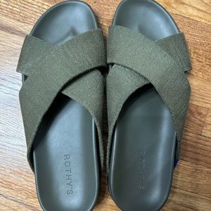 Rothy Garden Slides size 9.5. - like new